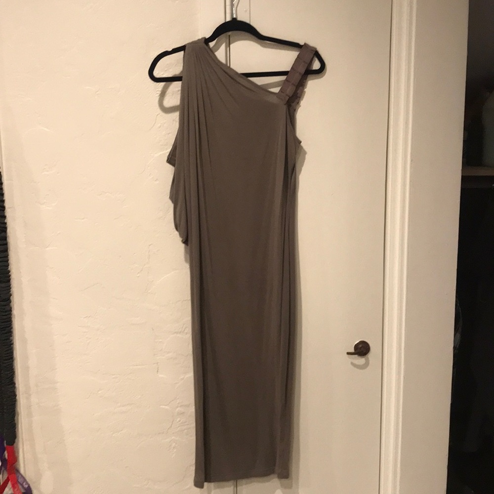 Asymmetrical soft cotton dress